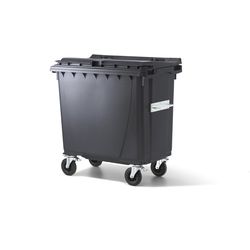 Verwo Plastic container with lid 770 l, Anthracite