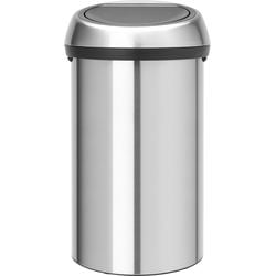 Brabantia Pattumiera TouchBin acciaio opaco 60 litri 107962