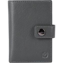 Valenta CardWallet in pelle MagSafe Luxe grigio