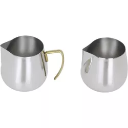 Contacto Cream jug / creamer with gold-plated handle