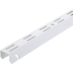 ELEMENT-SYSTEM Hanging rail 2-row white L2000 mm