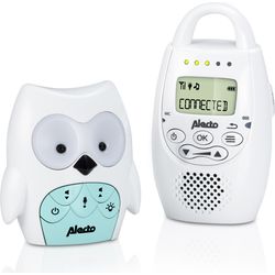 Alecto Baby Monitor digitale DBX-84, Gufo, bianco/verde menta
