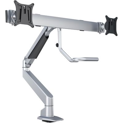 Multibrackets Table Stand Gas Lift Arm + Duo Crossbar 2 to 7 kg - White Bild 6