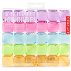 Kikkerland stampo per ghiaccio riutilizzabile 30 pezzi, multicolore