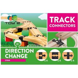 Toy2 Connecteur de rail changement de direction (12 pièces)