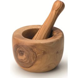 Continenta Olive wood mortar, 14 cm