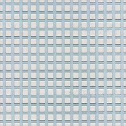 Alfer Square perforated sheet aluminum 0.7 mm silver, 250 x 500 mm a=8 mm, w=12 mm
