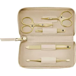Zwilling Beauty 5-piece Classic frame case leather, cream