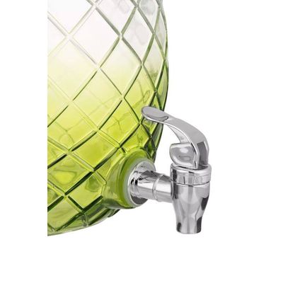 Zeller Present Getränkespender Ananas Glas 4.5Liter 24.5x19x29.5cm - kaufen  bei