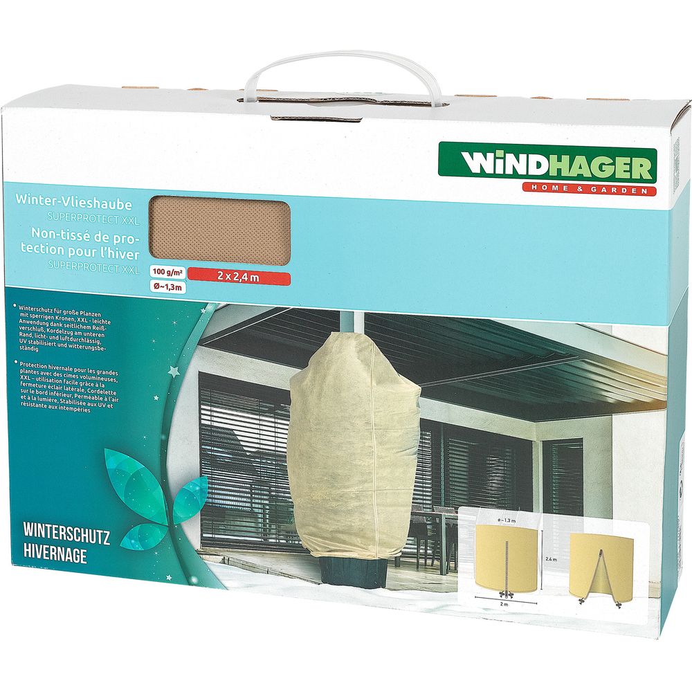 WINDHAGER Cappuccio invernale in pile S-Pro XXL 2,0 x 2,4 m Bild 1