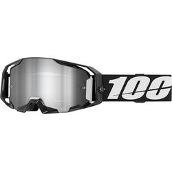 100percent Occhiale Armatic Nero - Lente Flash Argento Specchio