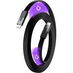 Statik MagStack Slim Pro Cable PUP-0495-6FT-CC-BLK USB-C a C, 2M, 100W Nero