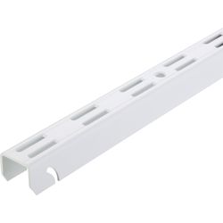 ELEMENT-SYSTEM Hanging rail 2-row white L 1200 mm
