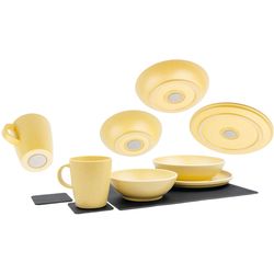 Silwy Magnet plastic dinnerware set Dolomite Yellow