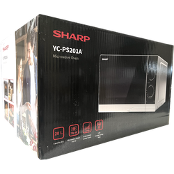 Sharp YC-PS201AE-S 20 Liter 700 W Kombi-Mikrowelle silber