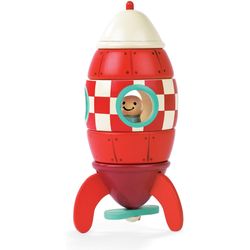 Janod Magnetic kit rocket 16cm 6.5x6.5x16cm