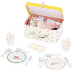Janod Sunny Picnic Basket Service, 24-piece FSC