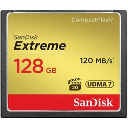 SanDisk Extreme CompactFlash 120MBs 128GB