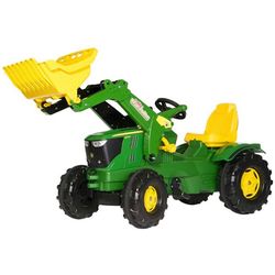 Rolly Toys Farmtrac John Deere with loader age 3+, adjustable seat hood, 142x53x81cm