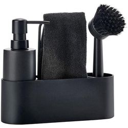Zone Denmark Sink Butler 4-Piece Set, Black