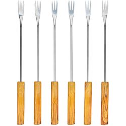 Nouvel Cheese Fondue Fork Wave for 6 People