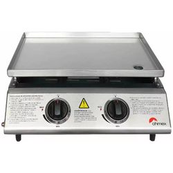 Ohmex OHM-BBQ-2020SS Gas Grill Plancha stainless steel