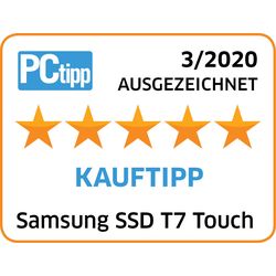 Samsung PSSD T7 Touch 1TB argento