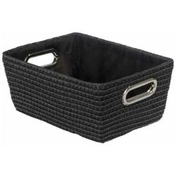 Wenko Chromo black bathroom utensil holder