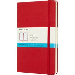 Moleskine Notebook L/A5 715420 Dot Grid, HC, Scarlet Red