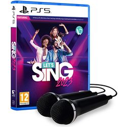 Game Lets Sing 2023 + 2 Mics, PS5 International