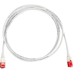 R&M Patch cable thinLine Cat 6A, U/UTP, 0.5 m, gray