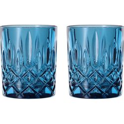 Nachtmann NOBLESSE TUMBLER WHISKY Glass, Vintage Blue, Set of 2