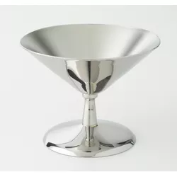 Stöckel Coupe bowl CNS polished with short handle D9.5cm