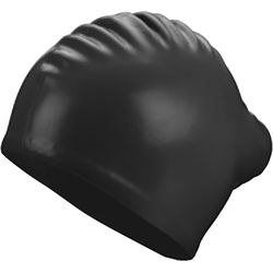 Beco Silikon-Schwimmhaube schwarz für längeres Haar
