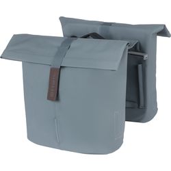 Basil Borsa doppia per bicicletta MIK, 28-32L, blu grafite
