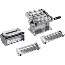 Marcato Macchina per pasta Atlas 150 Multipast Set 3 accessori Spaghetti, Pappardelle Lisce, Ravioli