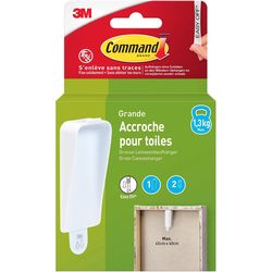 Command Adhesive Hook 1.3 kg, White