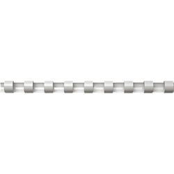 Fellowes 6 mm White Binder Spines, 25 Pieces