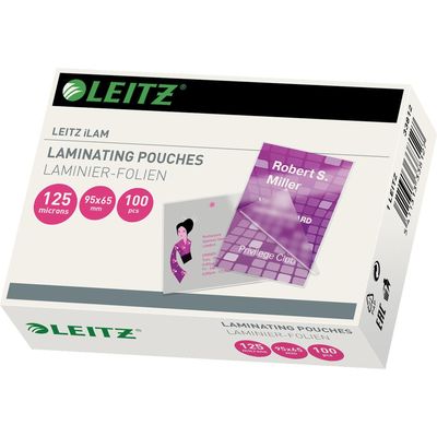 Leitz Laminating film 65 x 95 mm, 125 µm, 100 pieces, glossy