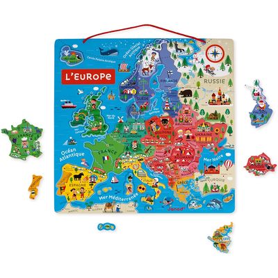 Janod Magnetische Karte Europa 45x45cm Bild 3