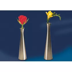 Aps Vase stainless steel look, approx. D4cm, H16.5cm