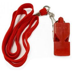 Meta-tu-Victoria Referee whistle, red
