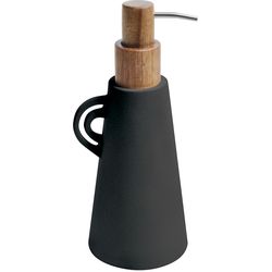 Spirella Soap Dispenser Organic Black/Acacia