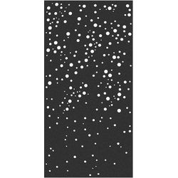 Suono Parete divisoria XL 120x240x1.2cm 1211.X12.2601 TENDAGGIO, BOLLE, nera 2 pz.