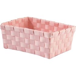 MSV Cestino in polipropilene 19x14x8cm Rosa pastello