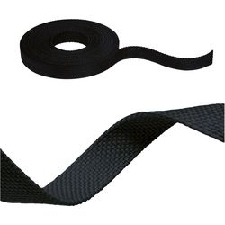 Paulmann Cintura ULine 5 m, Dacron, Nero