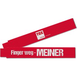 Tox-Dübel Double meter "Hands Off – MINE", 2 m