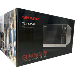 Sharp YC-PS254AE-S 25 Liter 900 W Mikrowelle silber