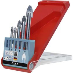 kwb Set di punte per vetro 4-10 mm 5 pezzi