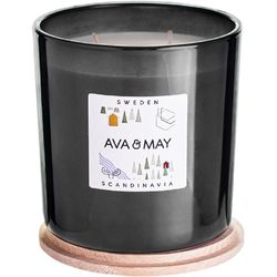 AVA MAY Candela profumata Svezia grande, 500 g